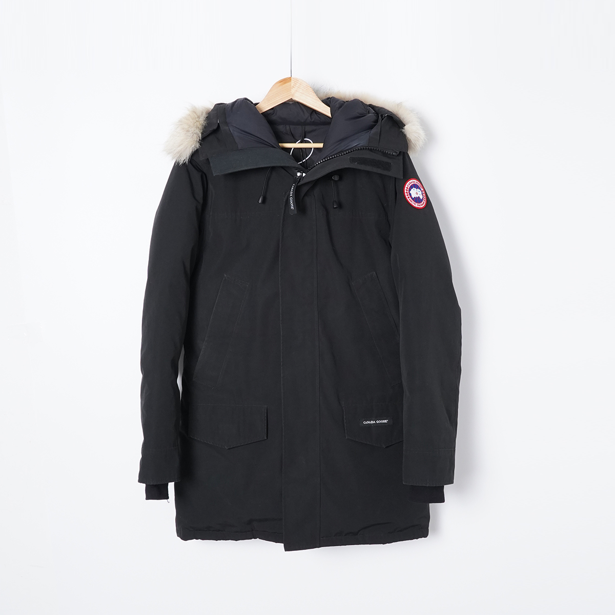 99新 CANADA GOOSE 白鸭绒/TH1827/羽绒服时尚加厚外套/M码秋冬
