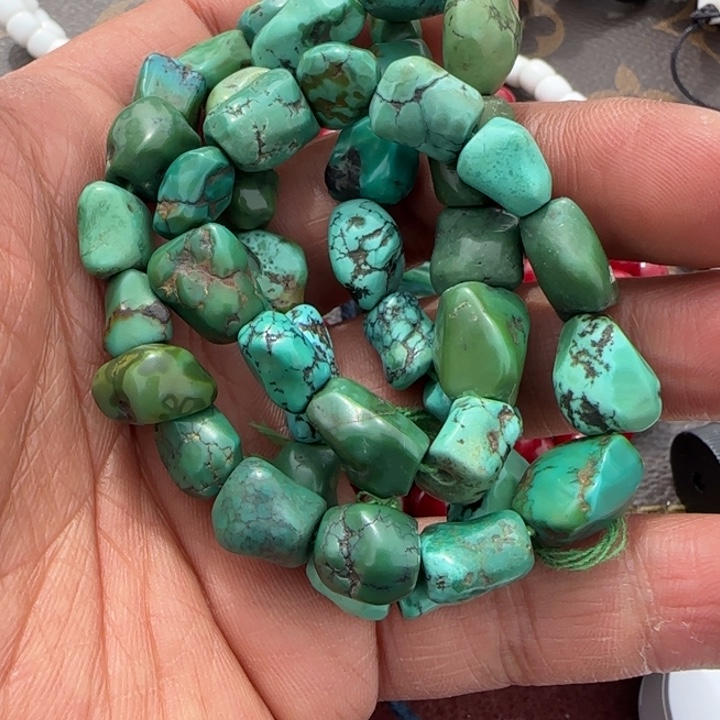 玻璃DIY藏弟出品，藏区老念珠配饰7