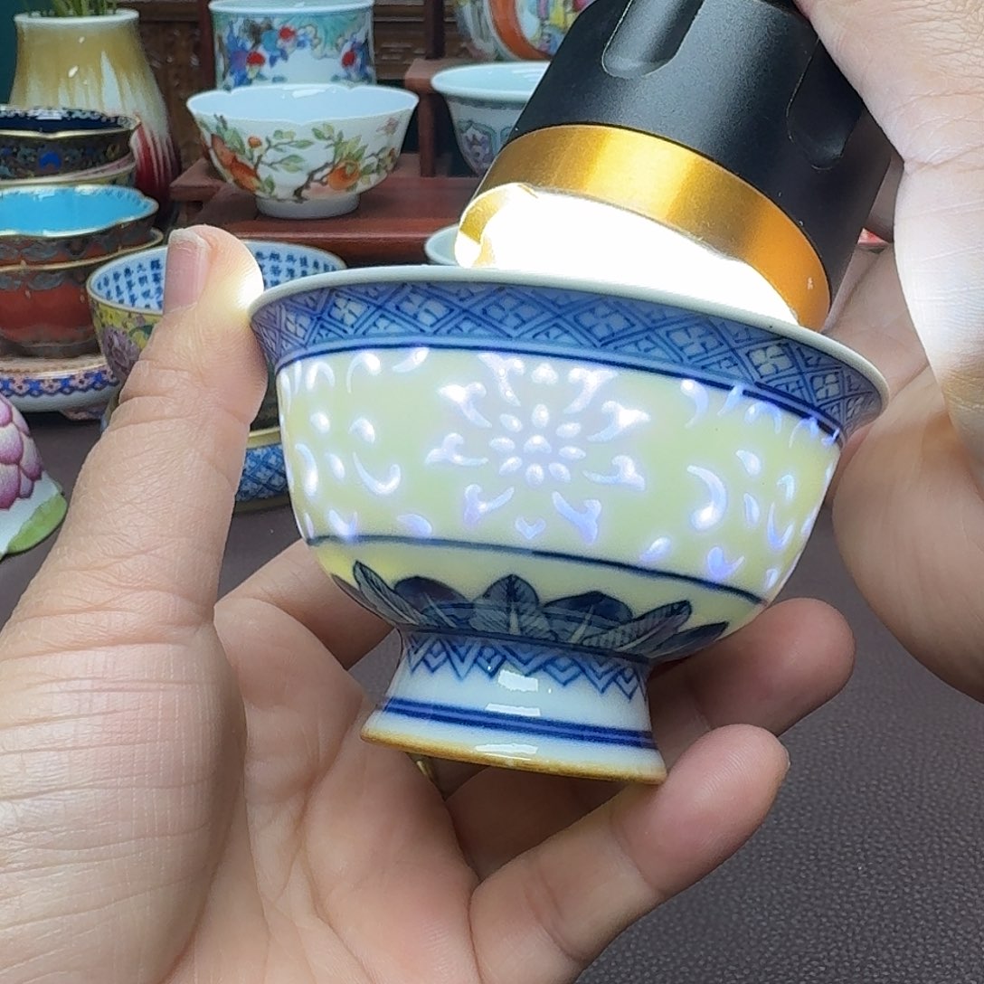 瓷片景德镇仿古手工制作精品展示