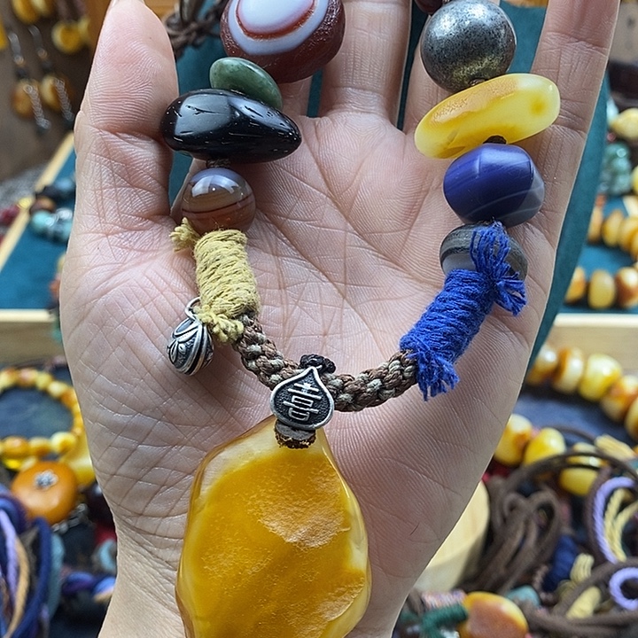 蜜蜡未镶嵌项链项链