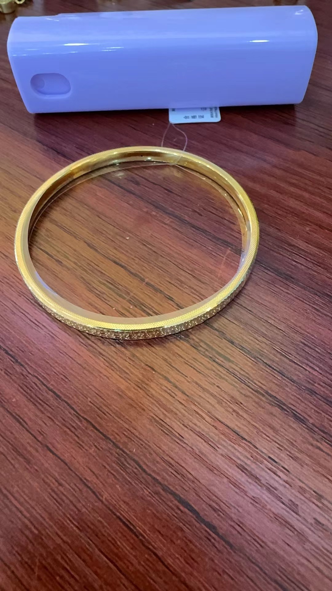 红飞珠宝足金手镯
