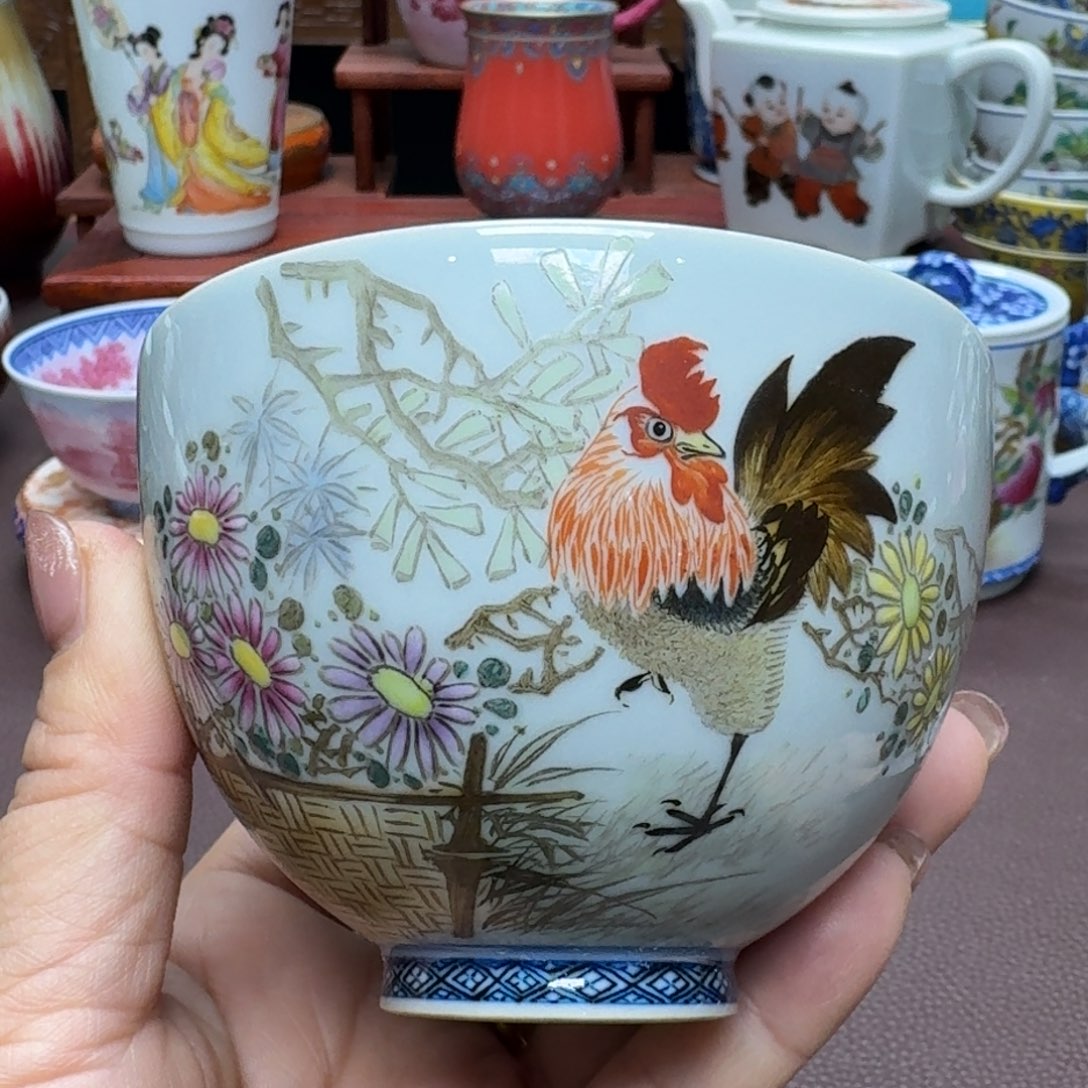 瓷片景德镇仿古手工制作精品展示