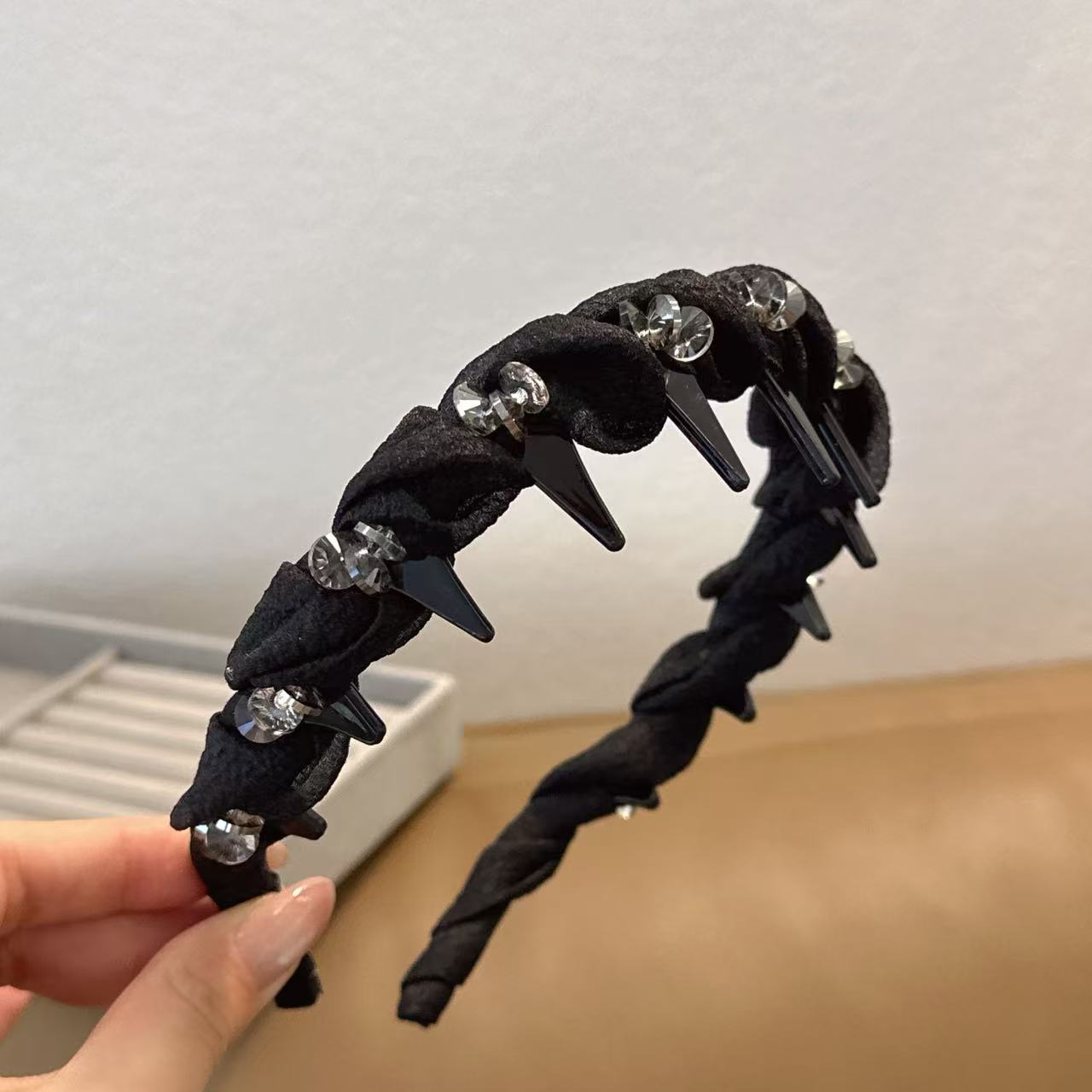 【长安】精品水晶新款时尚轻奢百搭重工发箍1746