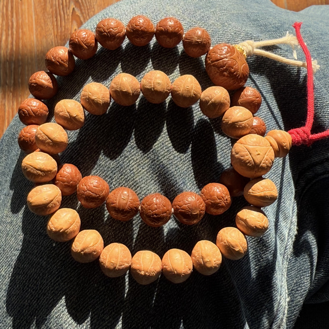 尼泊尔凤眼菩提-锦柚sss铁心籽（招牌）能玩透的凤眼