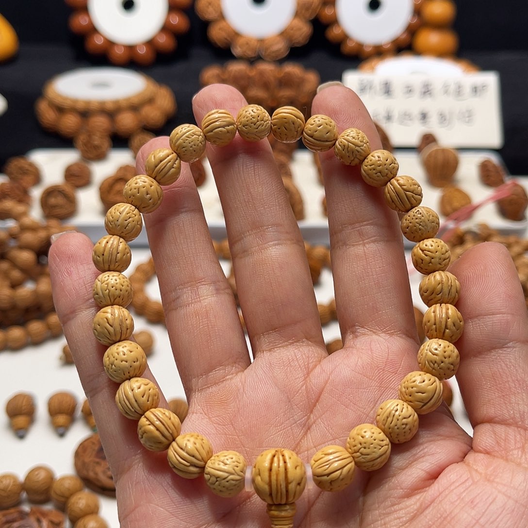 无***独手串/手链核桃桃核手工制作工艺