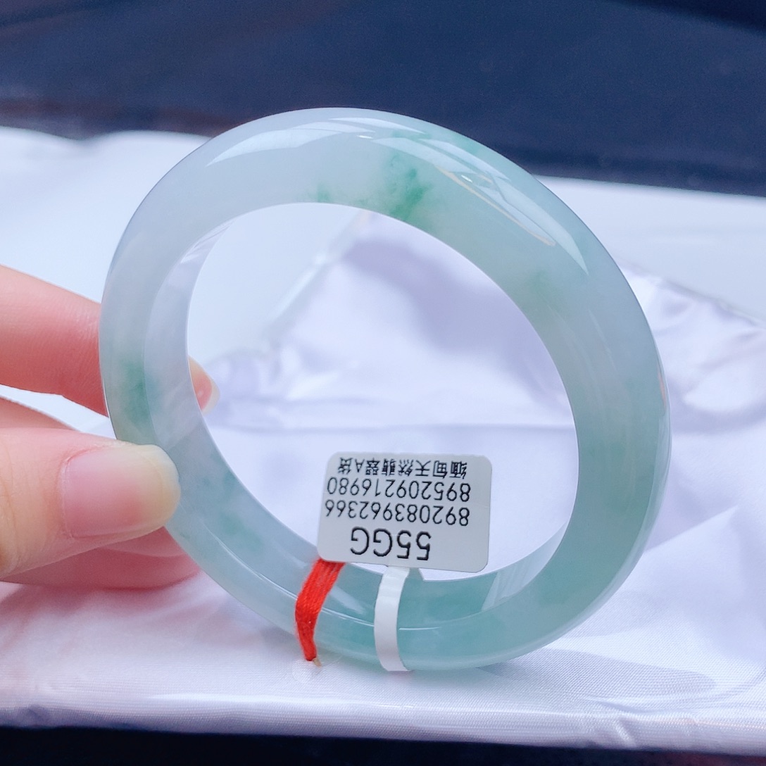 翡翠未镶嵌手镯缅甸天然翡翠a货手镯