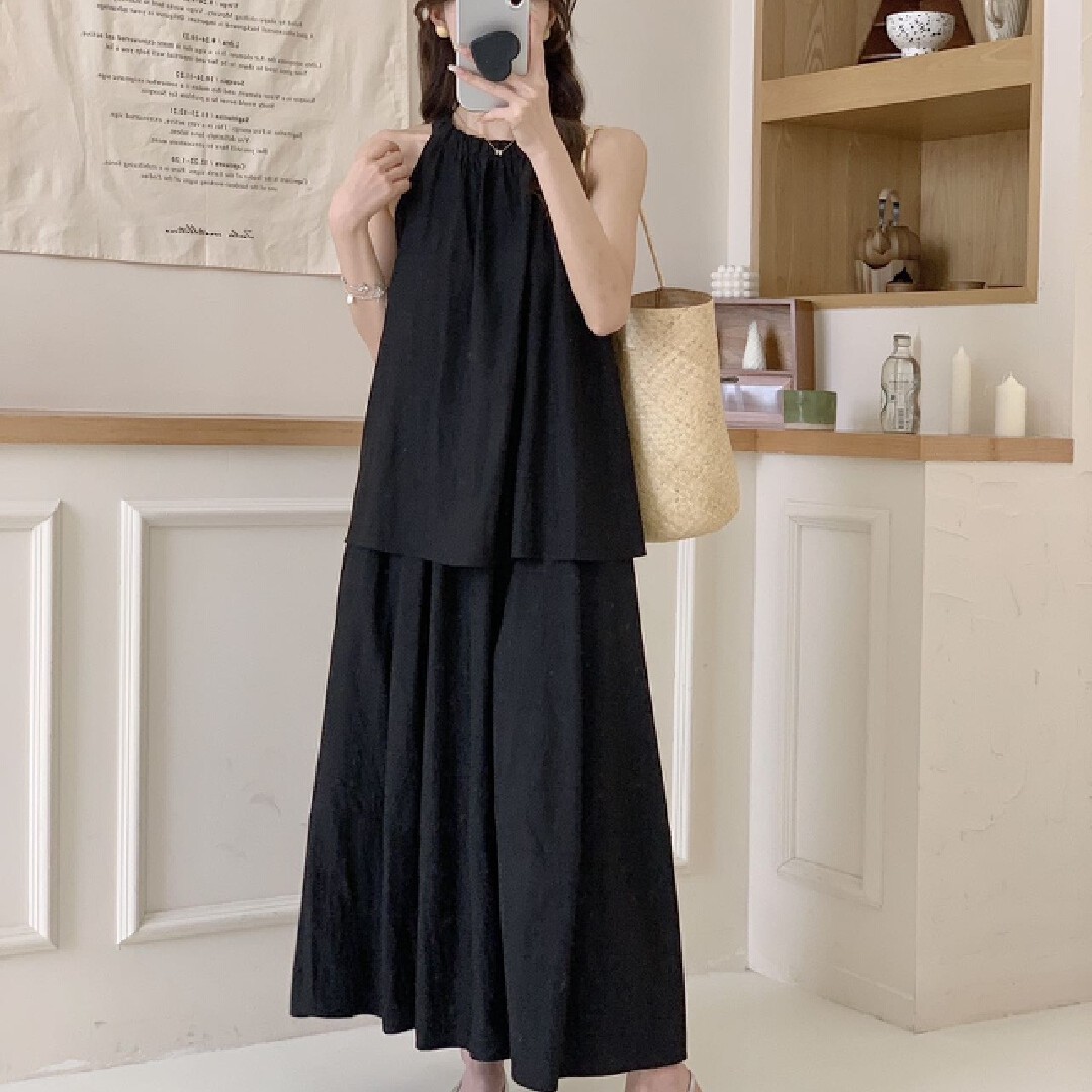 南瓜家9131挂脖两件套装