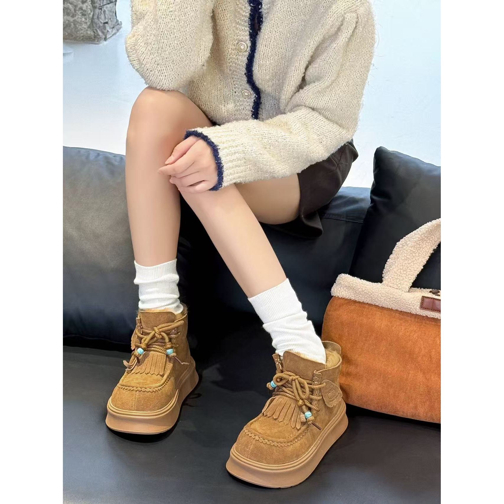 新款气质百搭潮流女士{大棉}休闲鞋/JRK/223