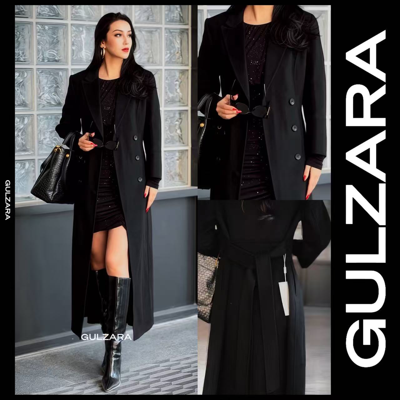 1006长款千金风直下摆女厚款羊毛外套大码显瘦羊毛韩版