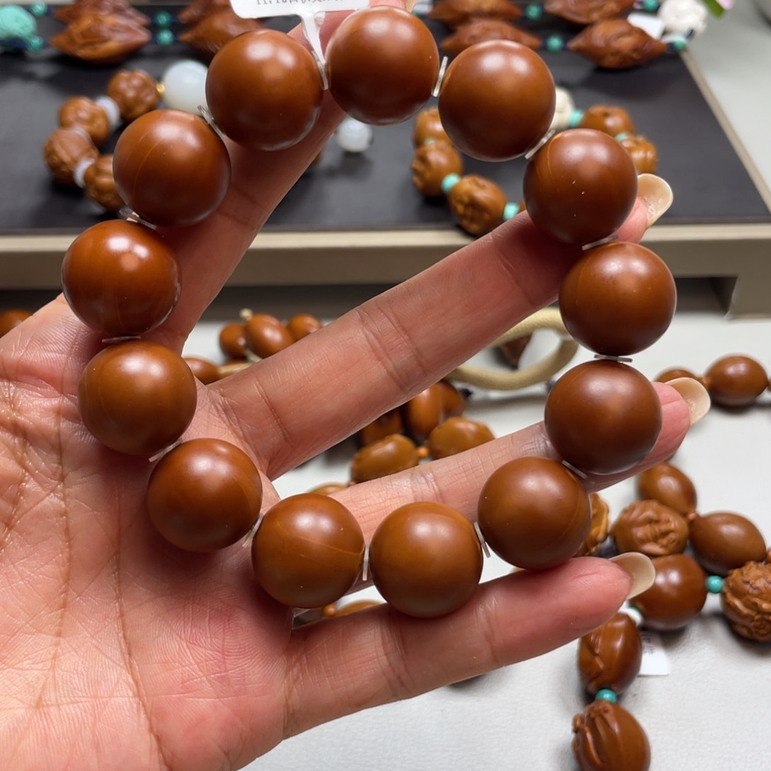 吊坠橄榄核铁核光珠