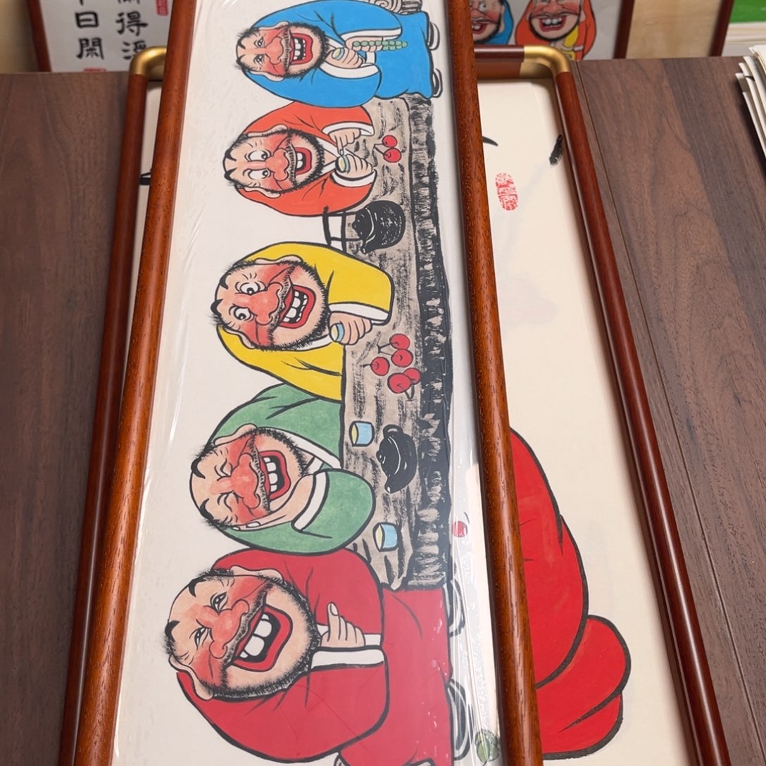 国画纯手绘禅意画作品