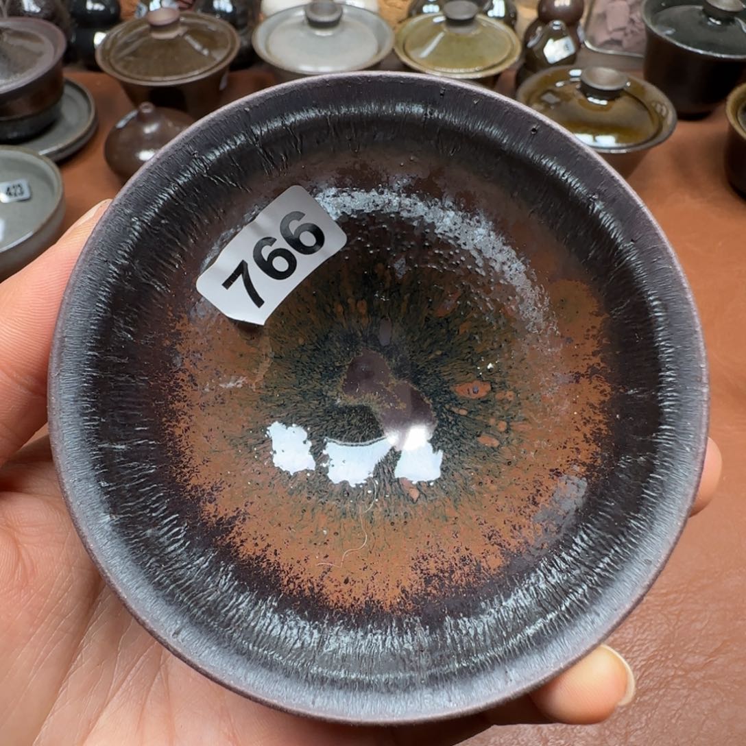 茶盏龙窑柴烧原矿原釉（微瑕）766