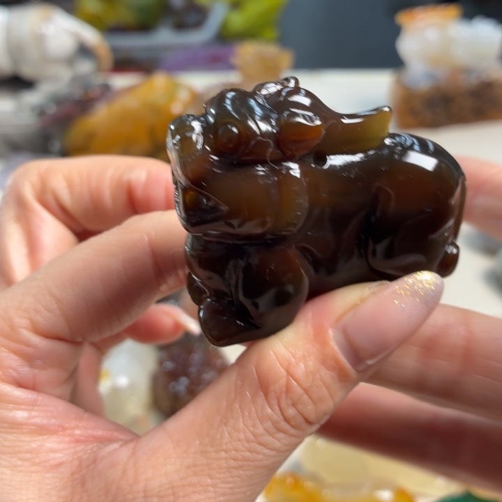 玛瑙/玉髓未镶嵌吊坠(不含链)