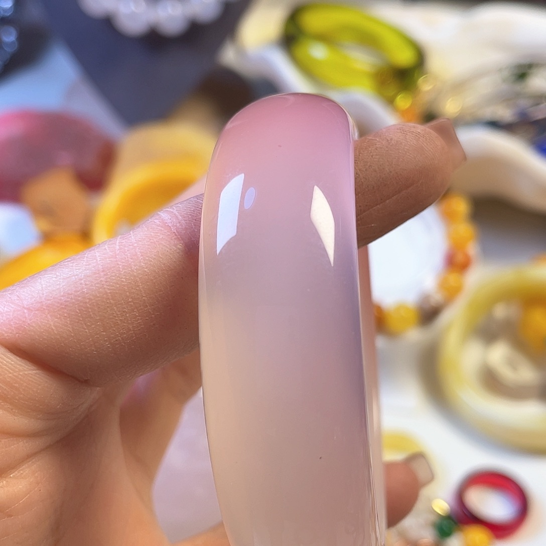 琥珀手镯未镶嵌手镯
