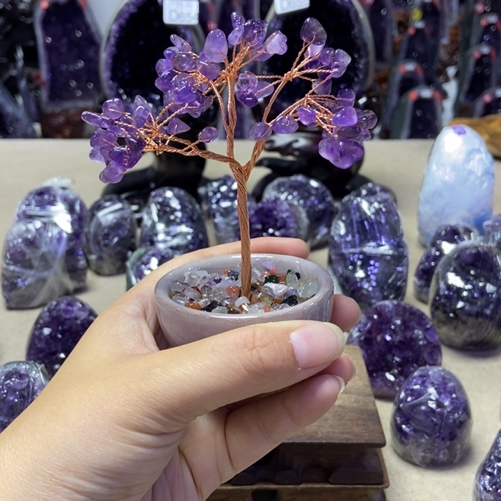 大型摆件（非配饰）未镶嵌紫晶