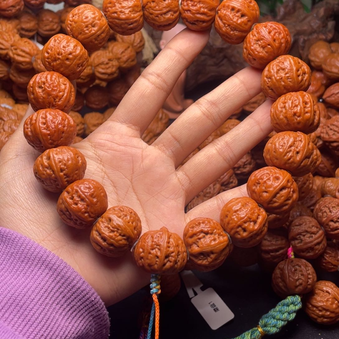 文玩核桃手串爱*磨盘