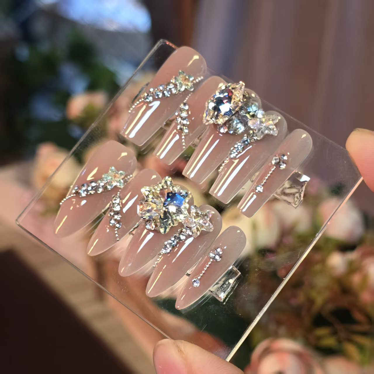 卿纱丶001月光(奥捷)珠宝级丶霸榜某书评测丶手工穿戴甲