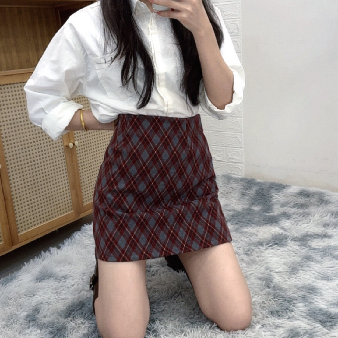 气质高腰A字防走光裙裤显瘦宽松百搭时尚设计感夏季新款裙子