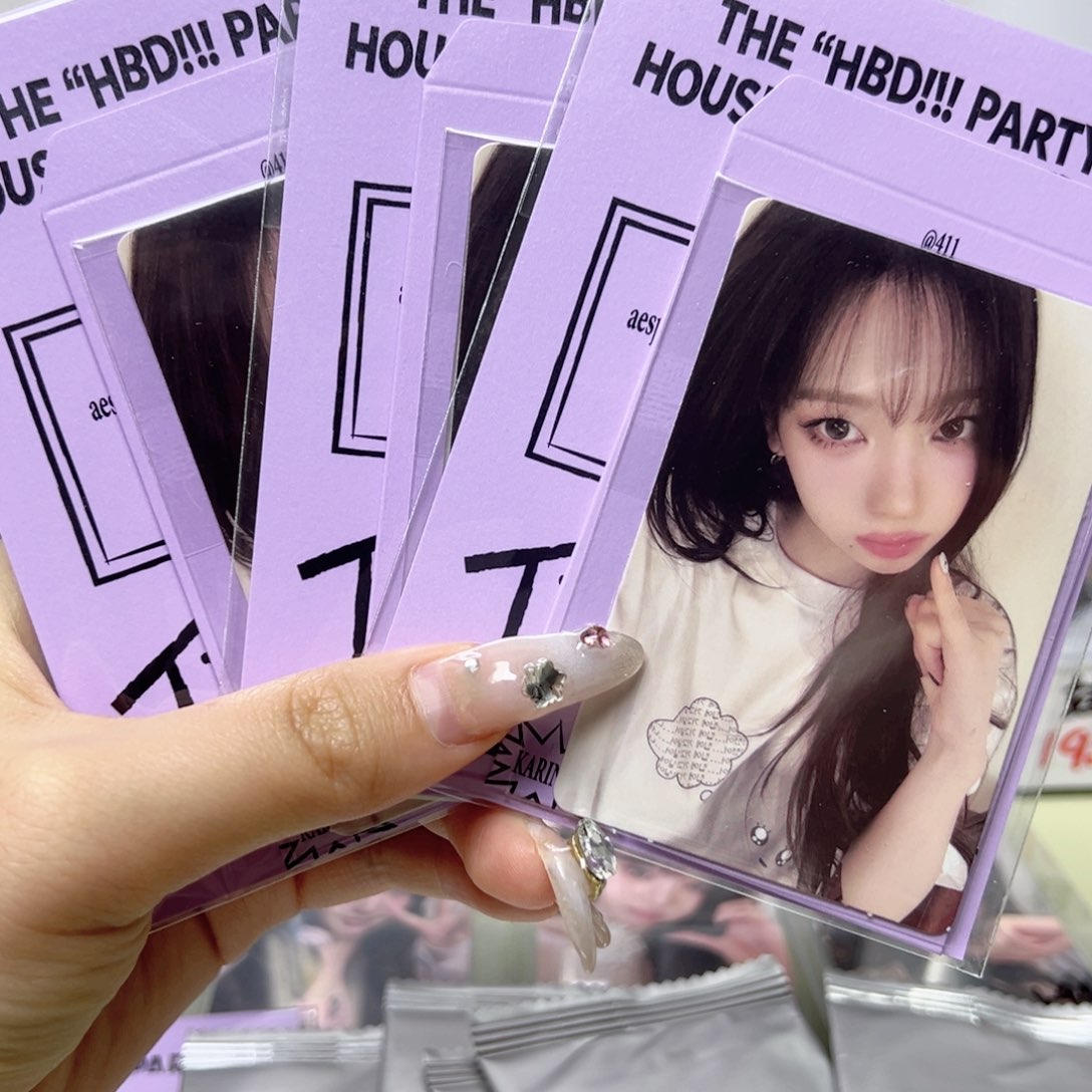 直拍柚子生日卡一包未拆