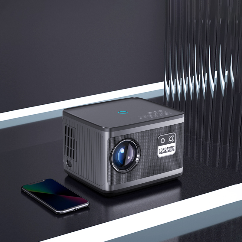 外贸光米旗舰款C1投影仪家用超高清高亮手机无线投屏同屏办公会议