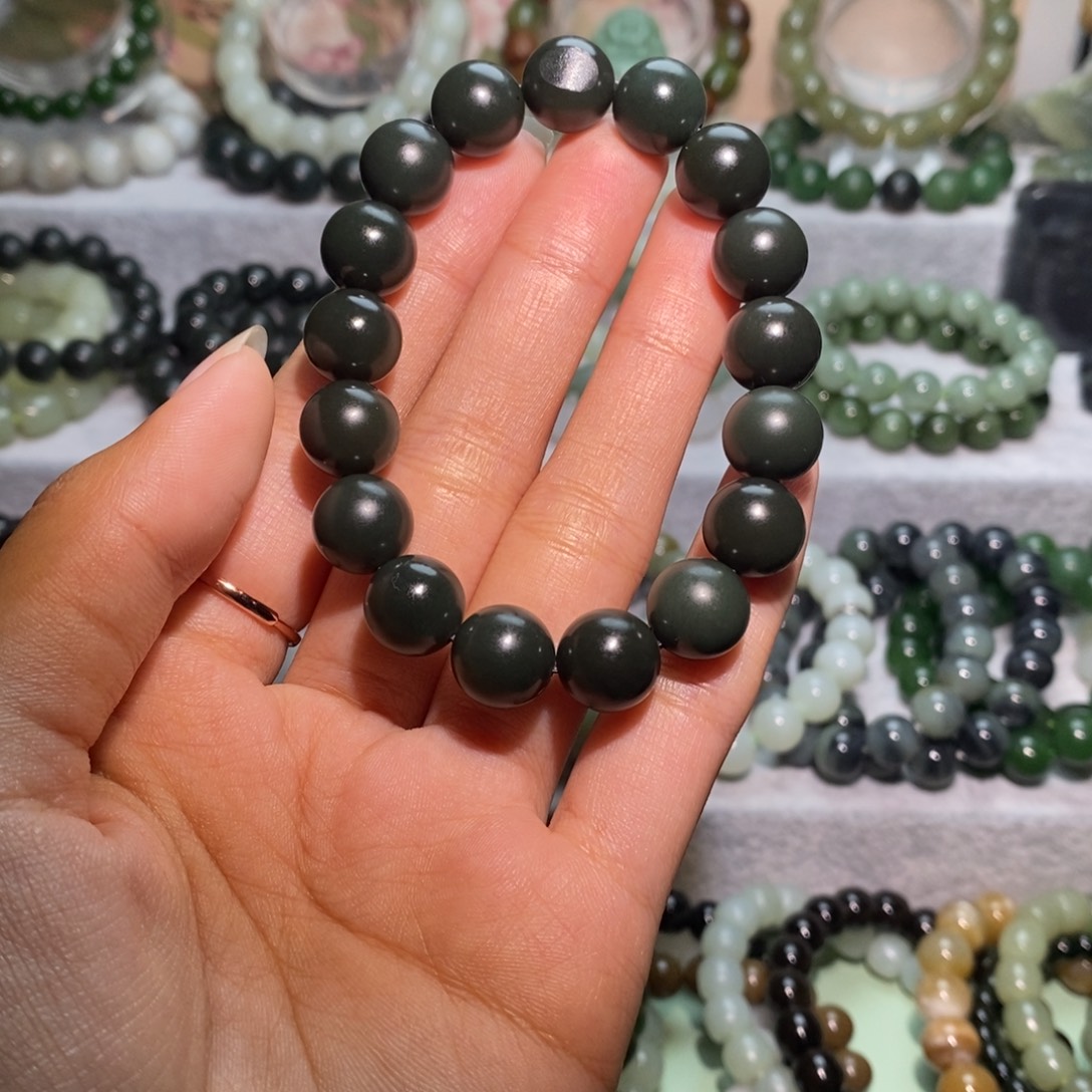 深***号和田玉未镶嵌手链