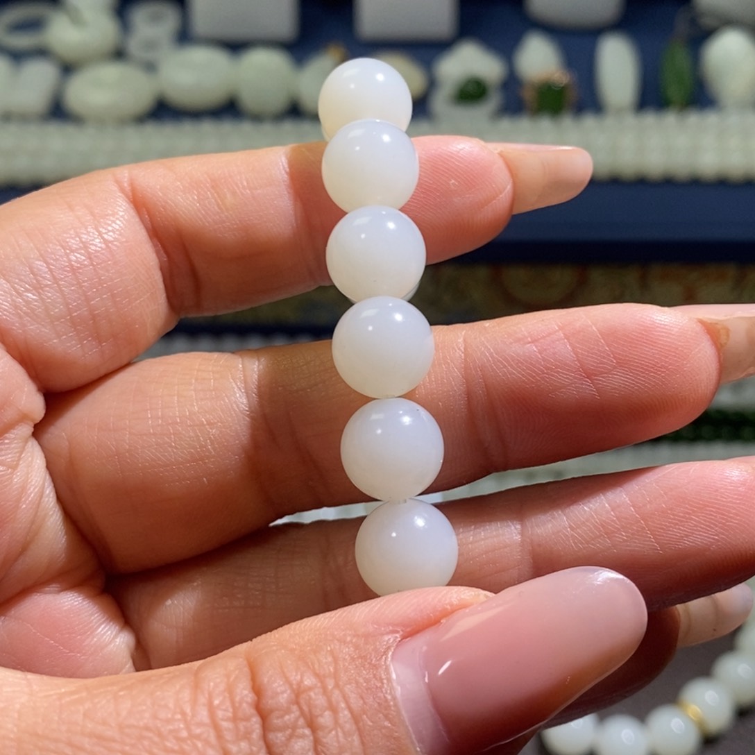 和田玉手链未镶嵌T****圆