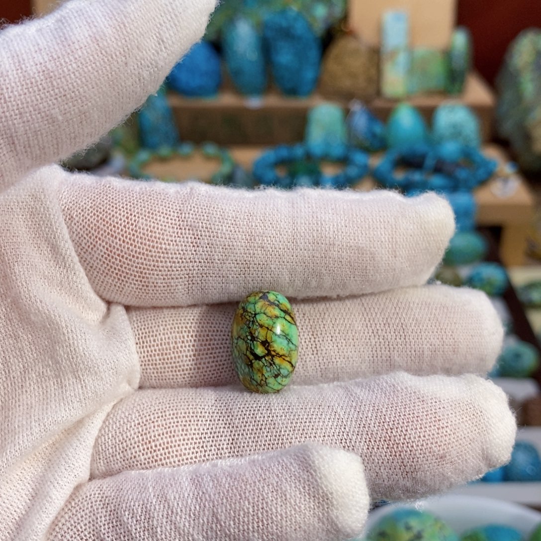 定制绿松石炫彩枣珠