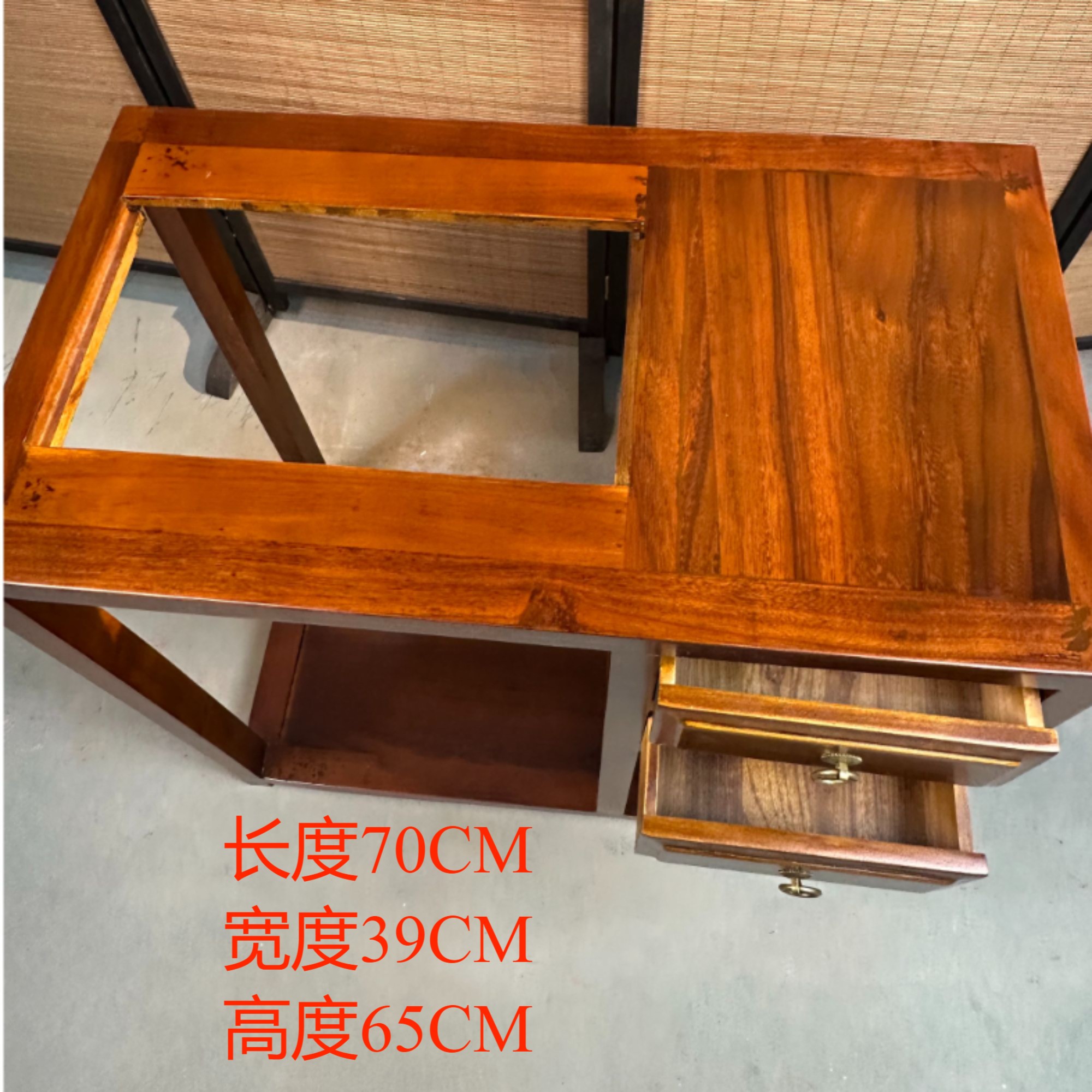 精品黄檀木绿心檀新中式茶台