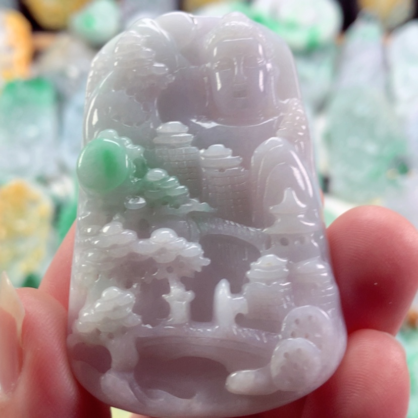 【闪购商品】翡翠吊坠(不含链)未镶嵌