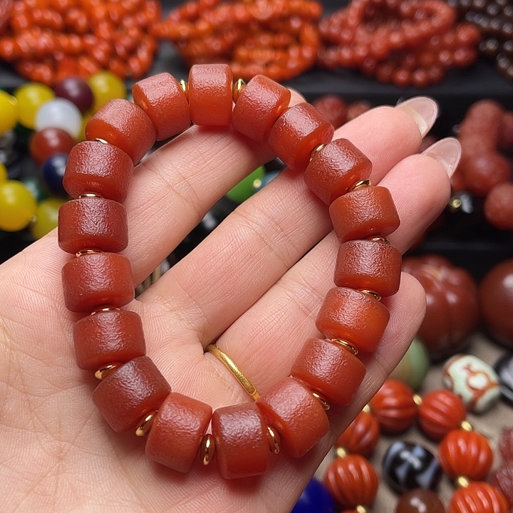 玛瑙/玉髓未镶嵌手链