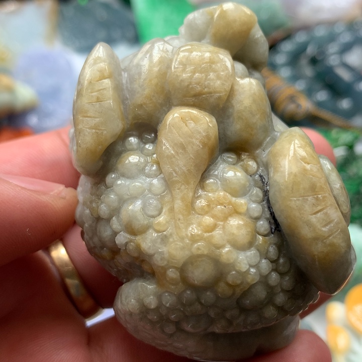 翡翠颈饰未镶嵌保真天然a货翡翠