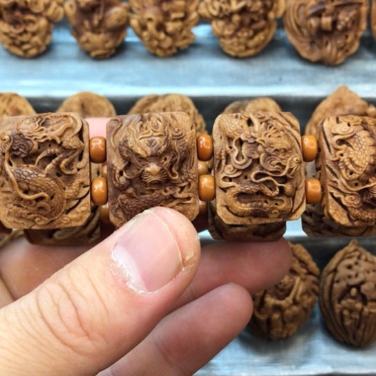 桃核手串桃核材质