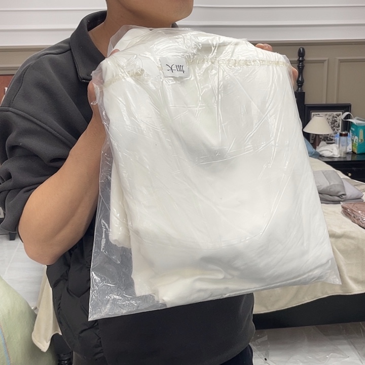 笑***果棉全棉棉全棉044加大白色四件套