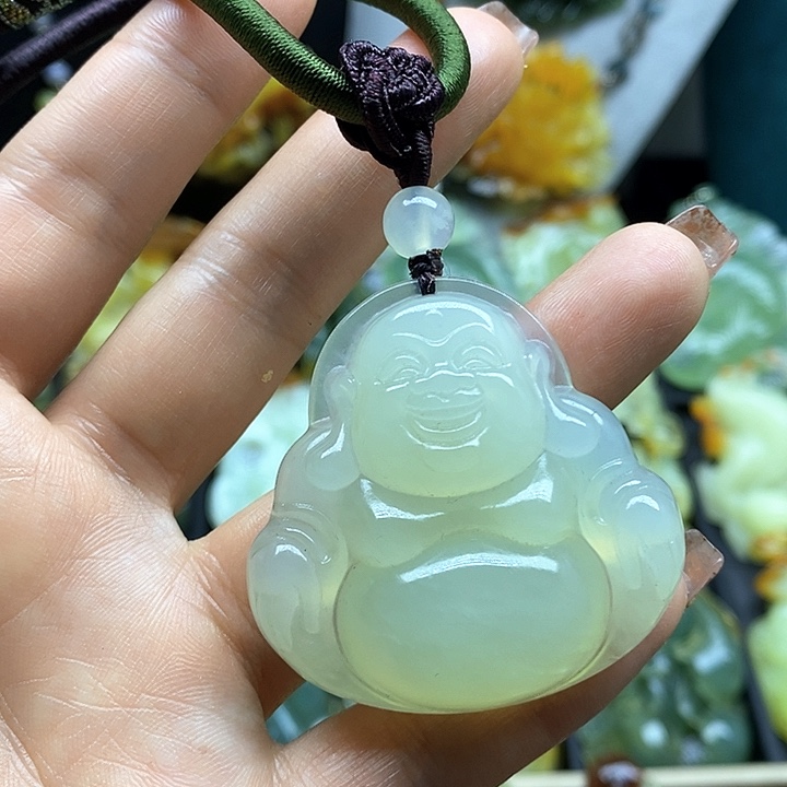 蛇纹石玉挂件未镶嵌