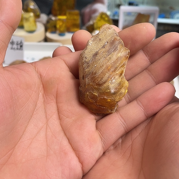 禾***子定制琥珀未镶嵌天然琥珀蜜蜡