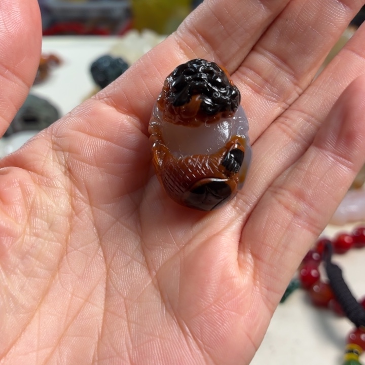 玛瑙/玉髓未镶嵌吊坠(不含链)