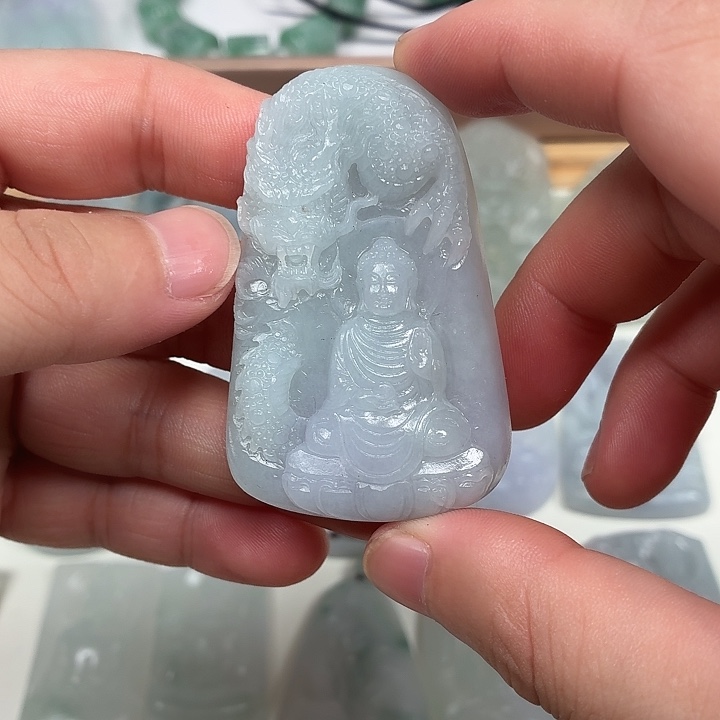 未镶嵌定制翡翠御龙阿弥