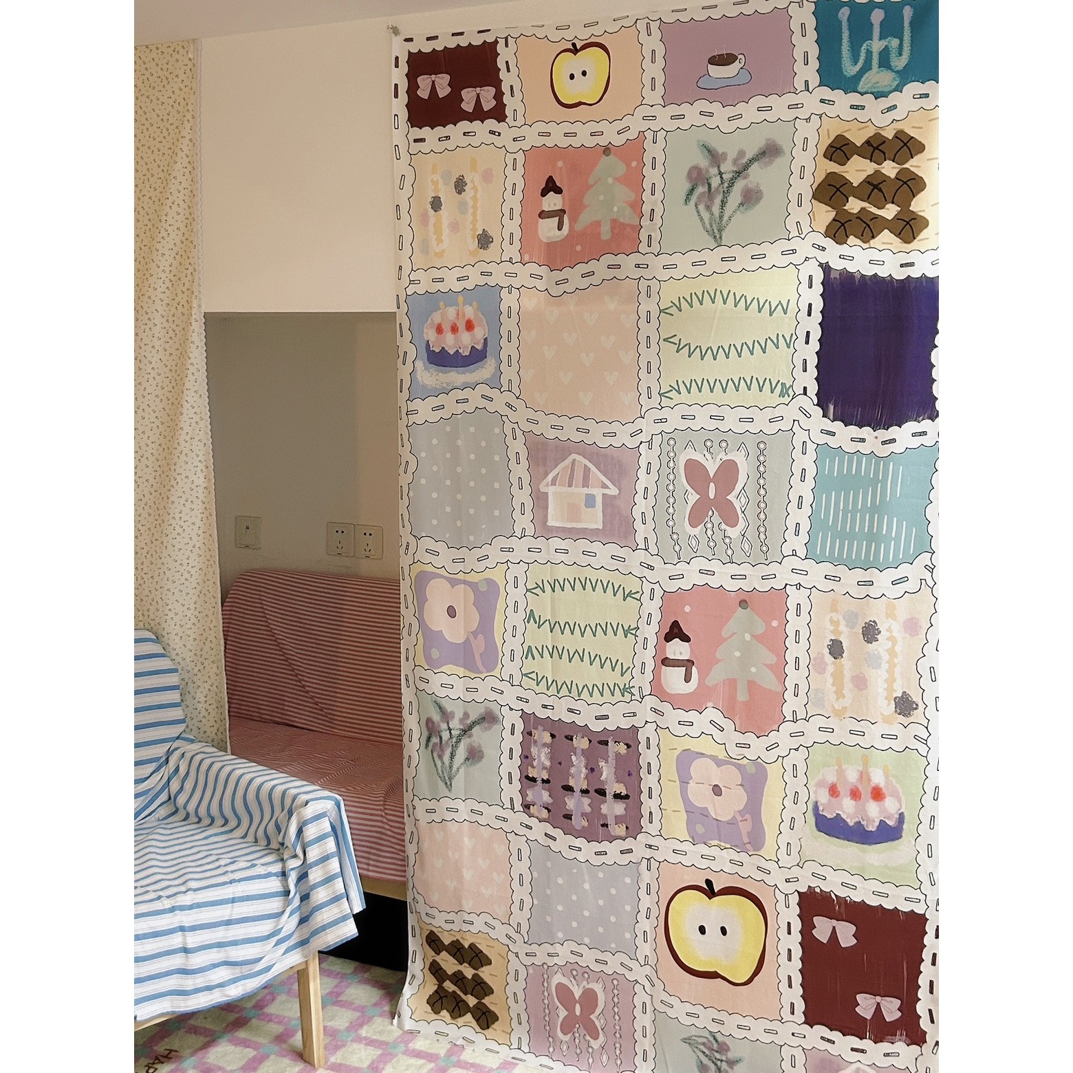 No!why shop·歪店“No!why-Fun”原创手绘童趣挂布背景布装饰布