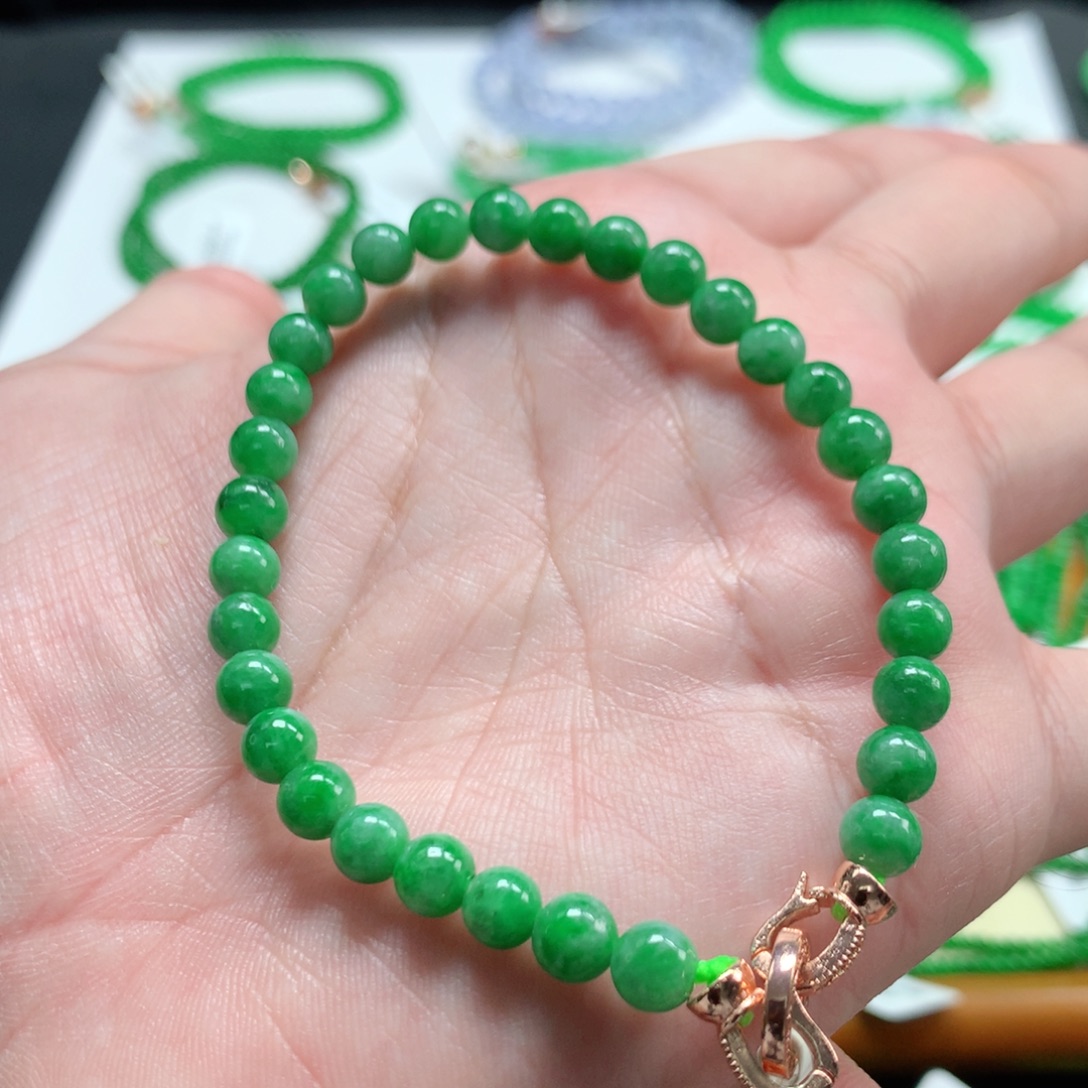 翡翠未镶嵌手链翡翠