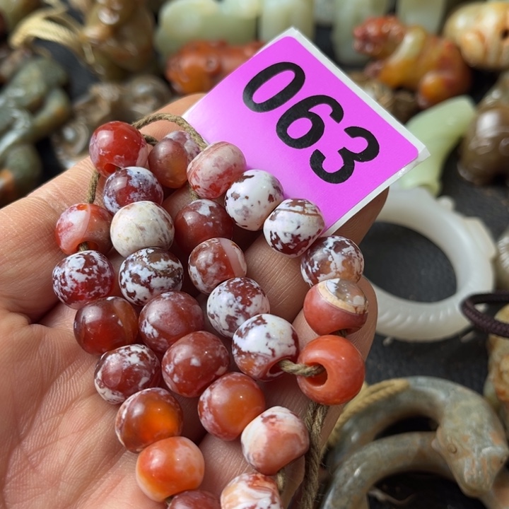 玛瑙/玉髓颈饰合金