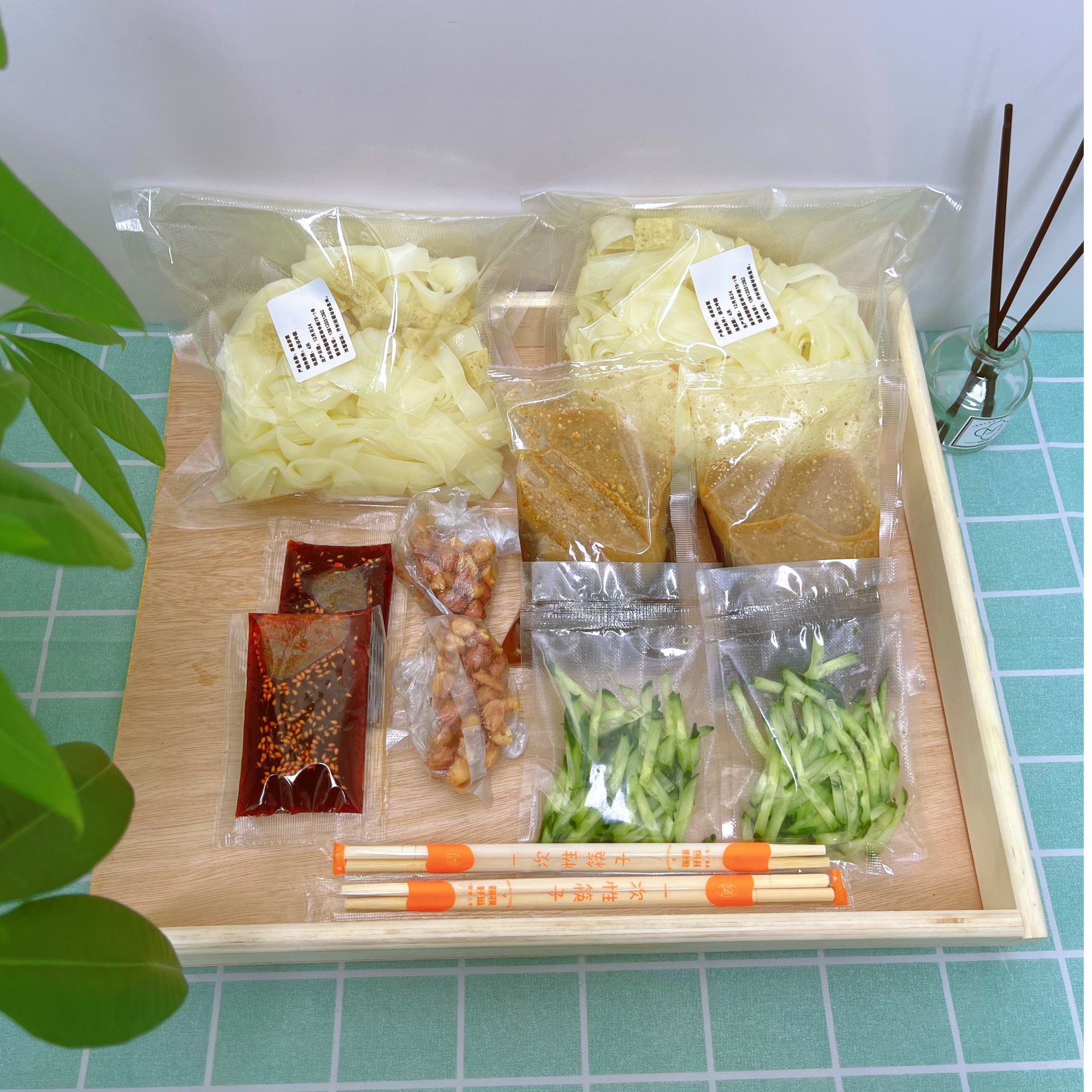 （纯凉皮）连云港特色小吃泡菜妈妈【次日达】凉皮同城送