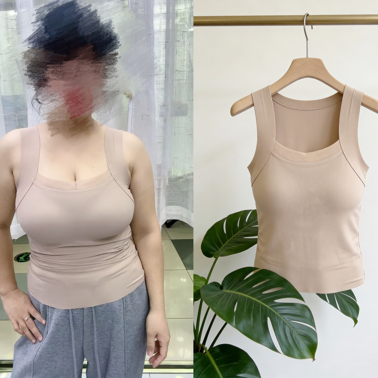 楚里里大码女装大码美背皮肤美背显瘦