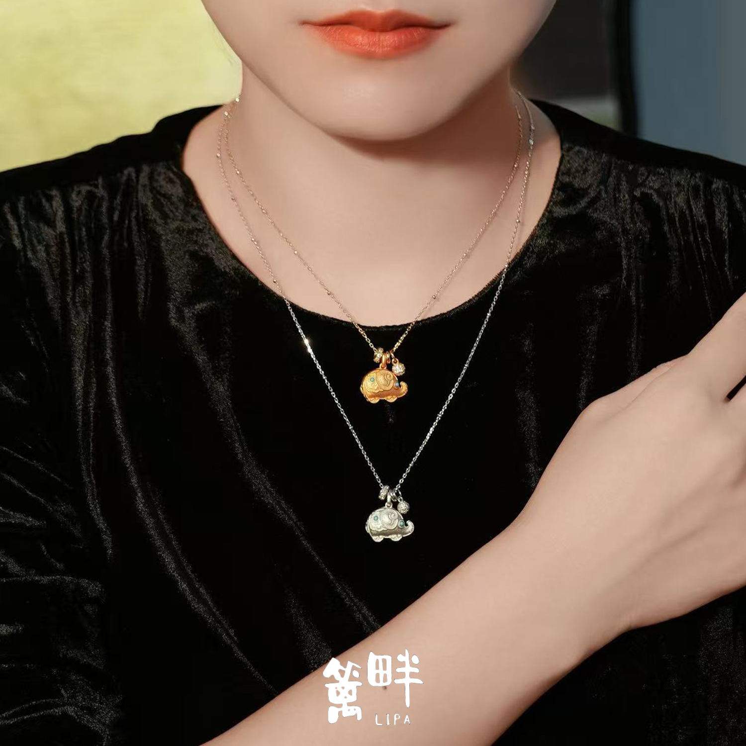 坠链均925银 【吉象】邂逅系列925银延长链可调节抽拉伸送礼项链