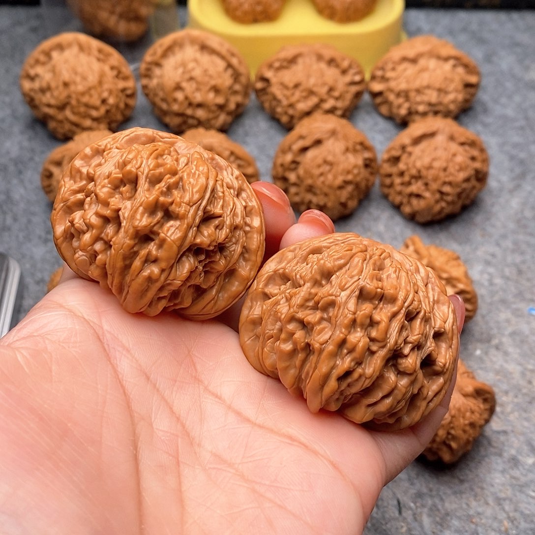 文玩核桃把件精品特价四座楼48全品