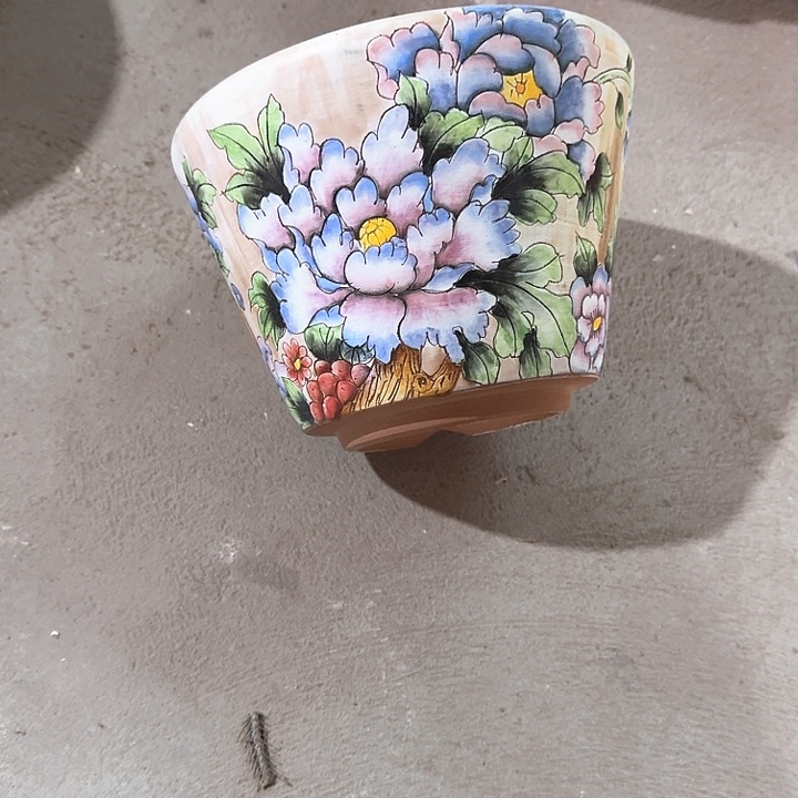 s***夜花盆紫砂景德镇陶瓷