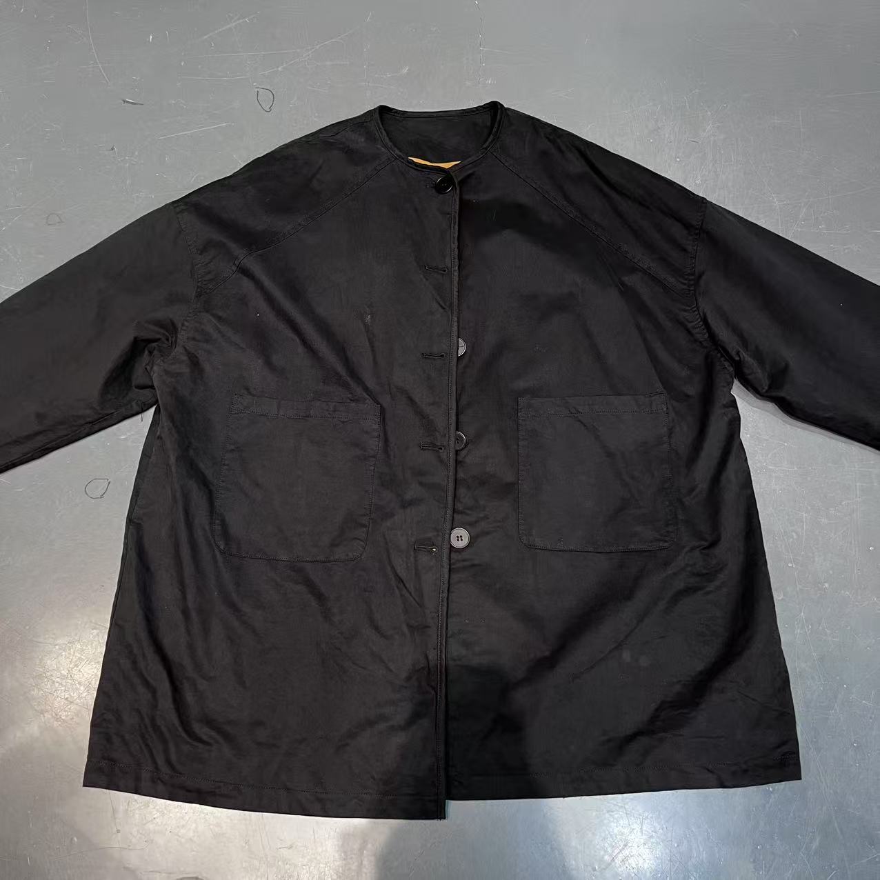 FL中长款长袖宽松款女薄款潮流排扣百搭【4125】