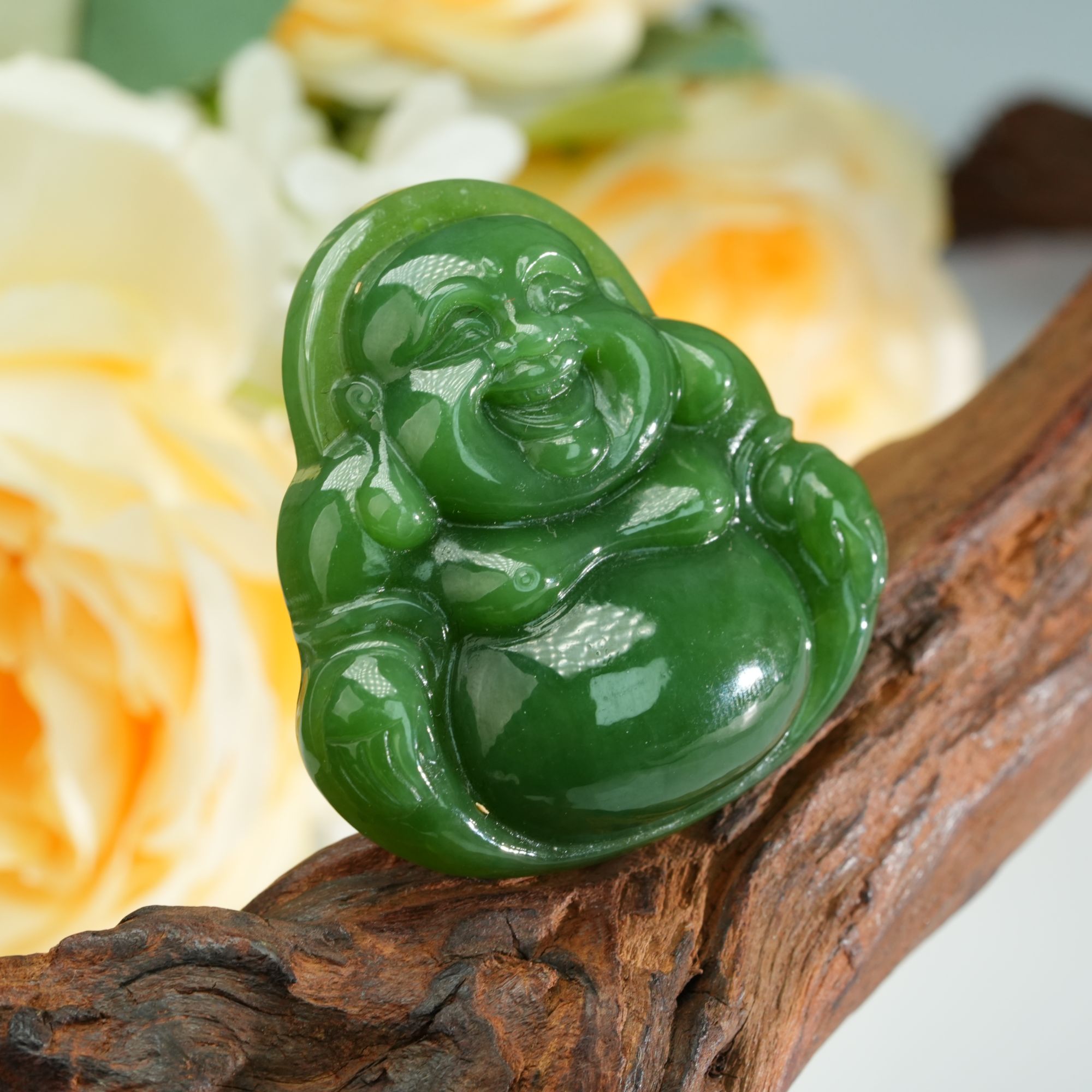 【小北好物】和田玉吊坠约45*45mm带绳【多样性发一件】2QH16X605