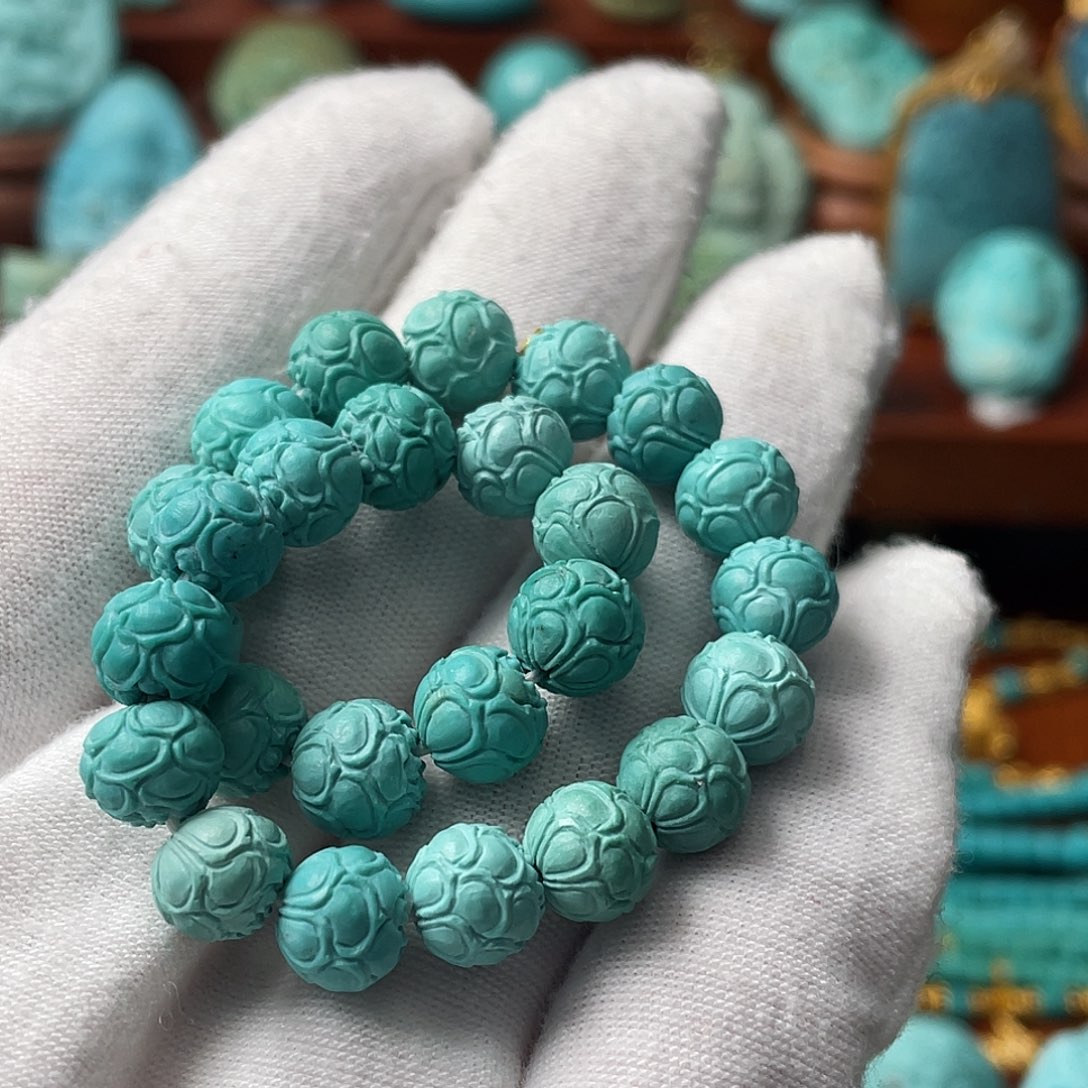 绿松石珠宝奇石未镶嵌