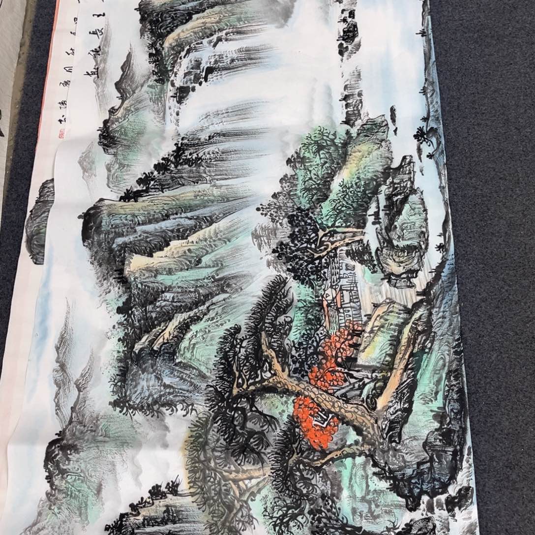 强***画国画明月的直播间666