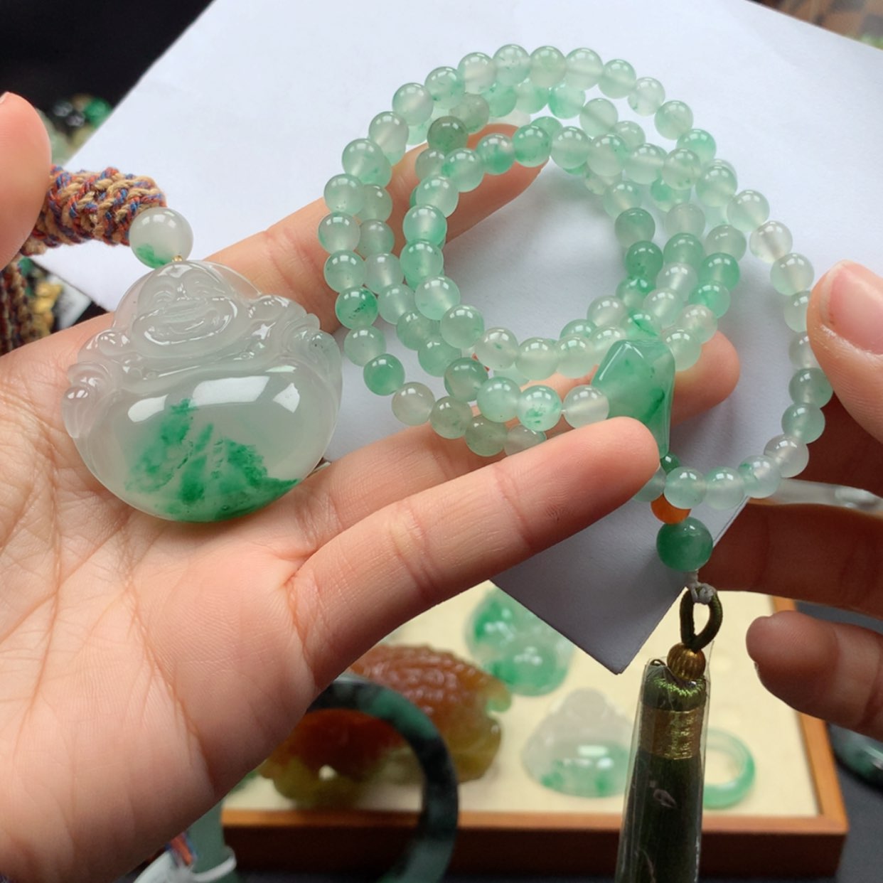【闪购商品】颈饰未镶嵌石英质玉艳*玲